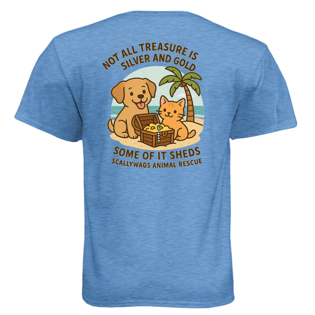 Heather Columbia Blue - BACK