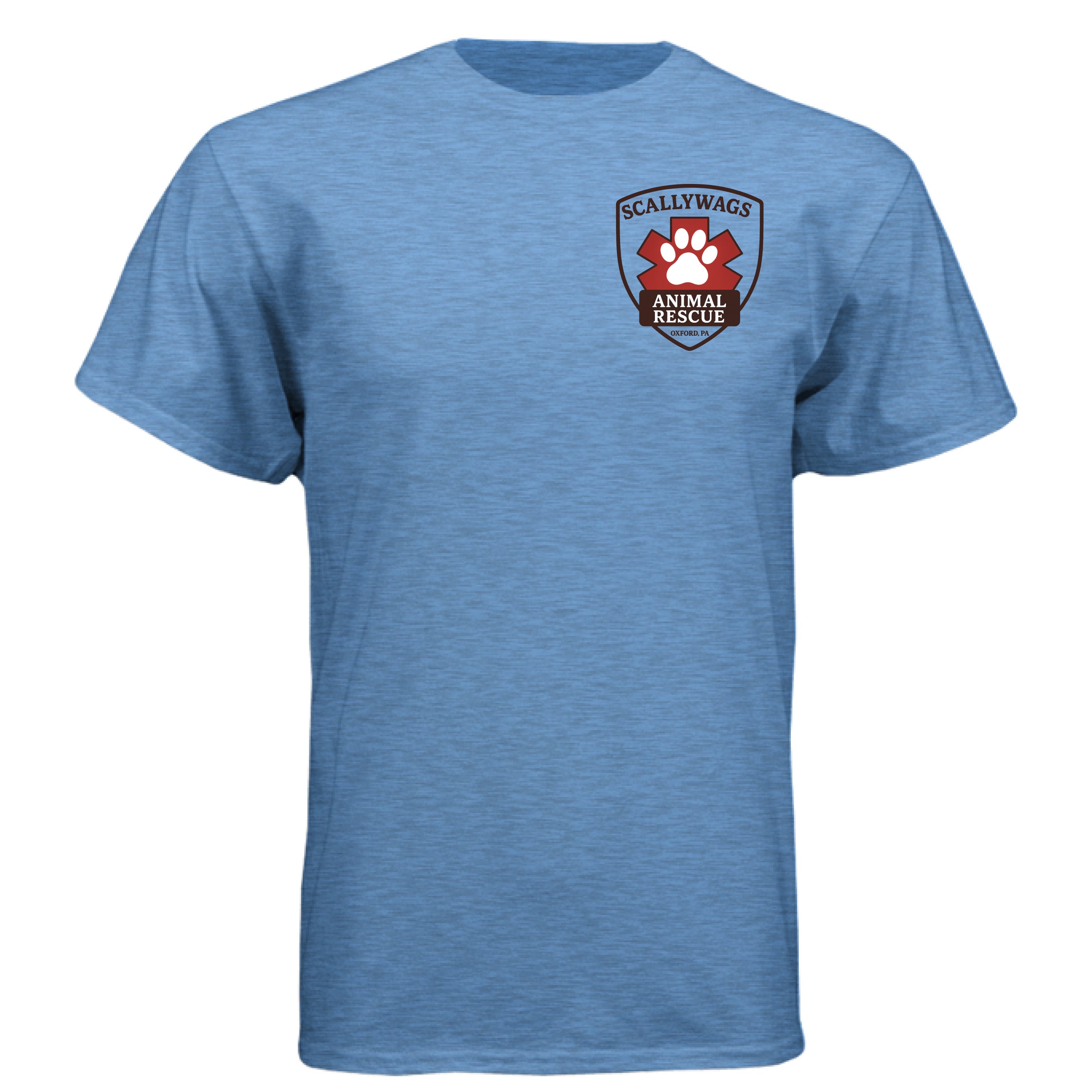 Heather Columbia Blue - FRONT