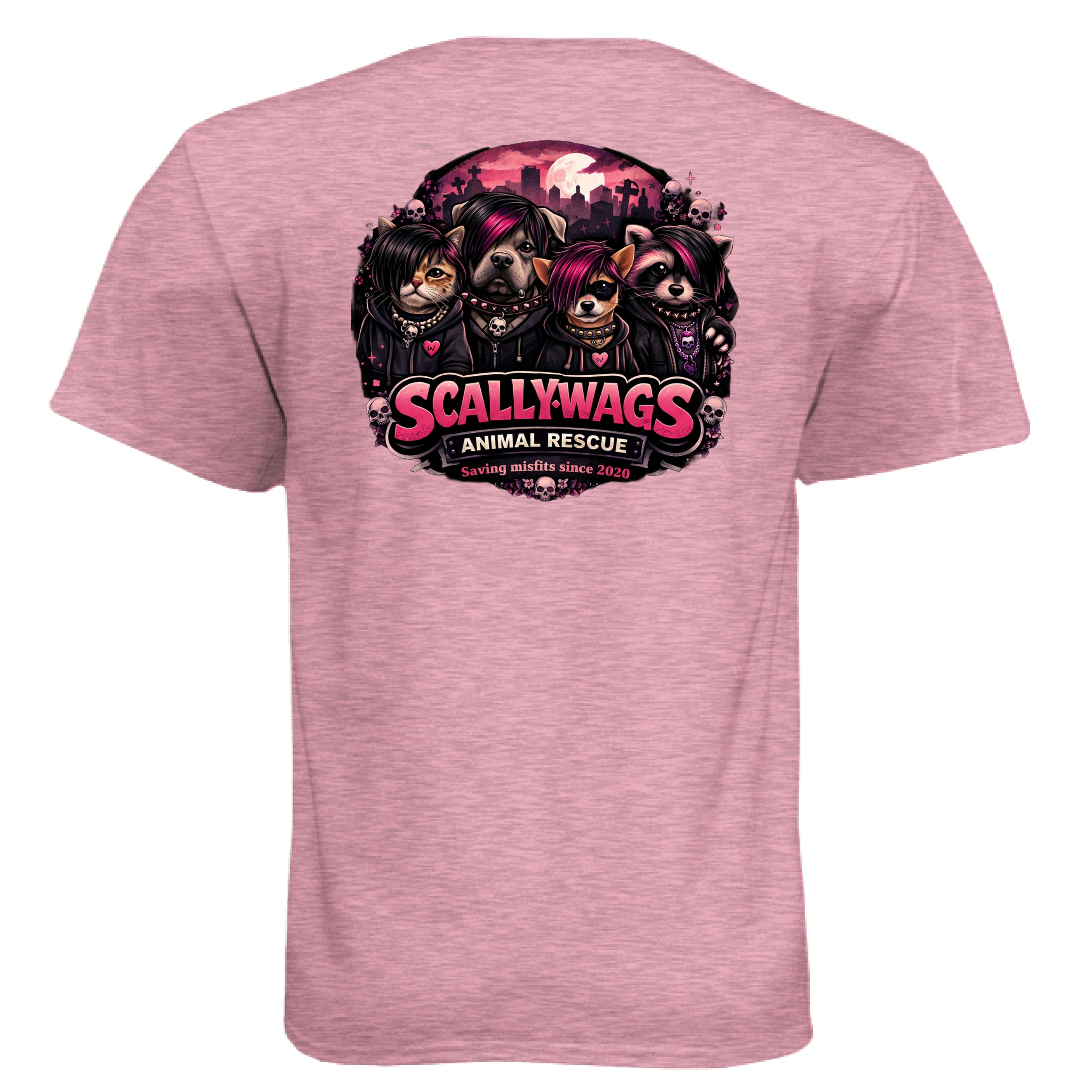 Heather Light Pink - BACK