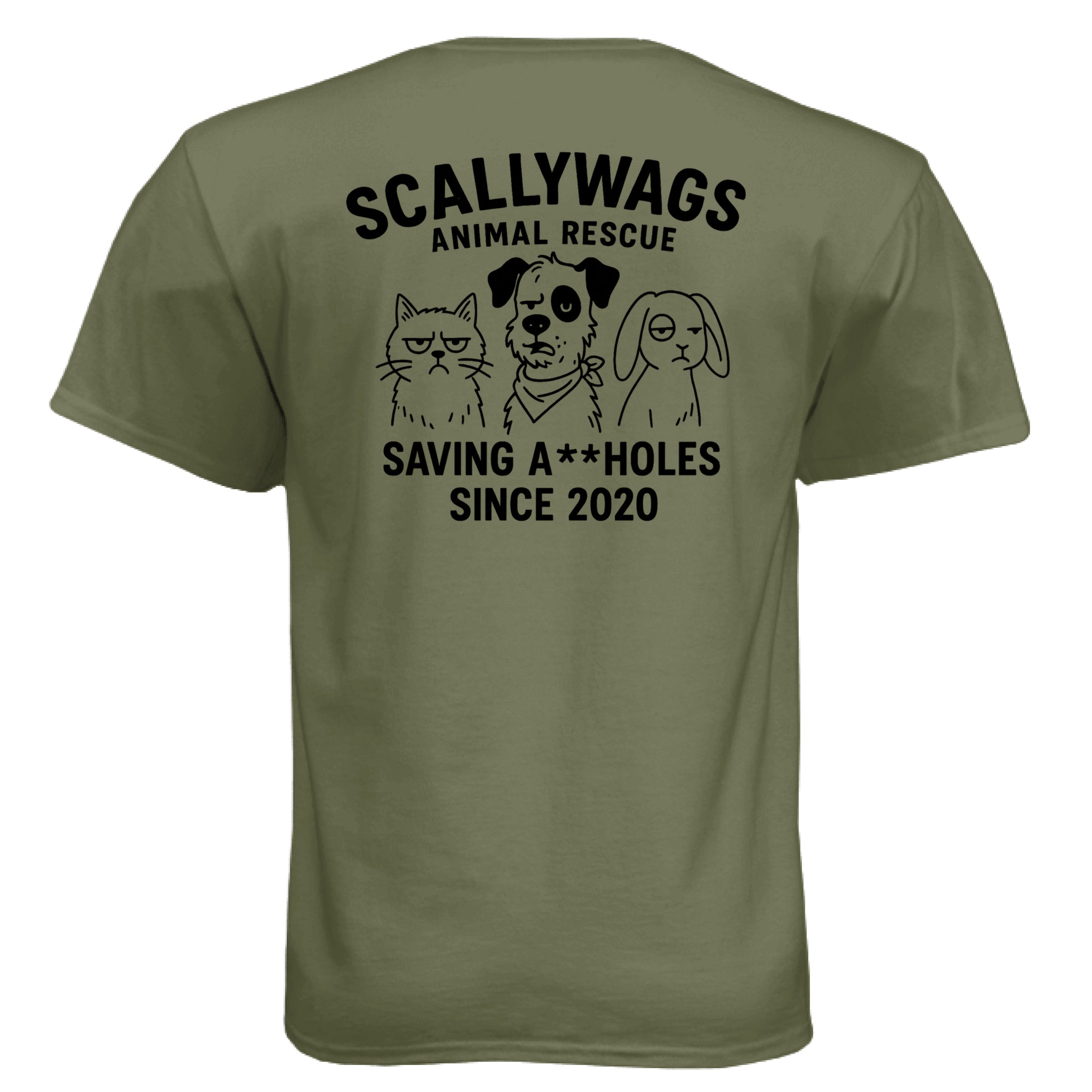 Military Green - BACK