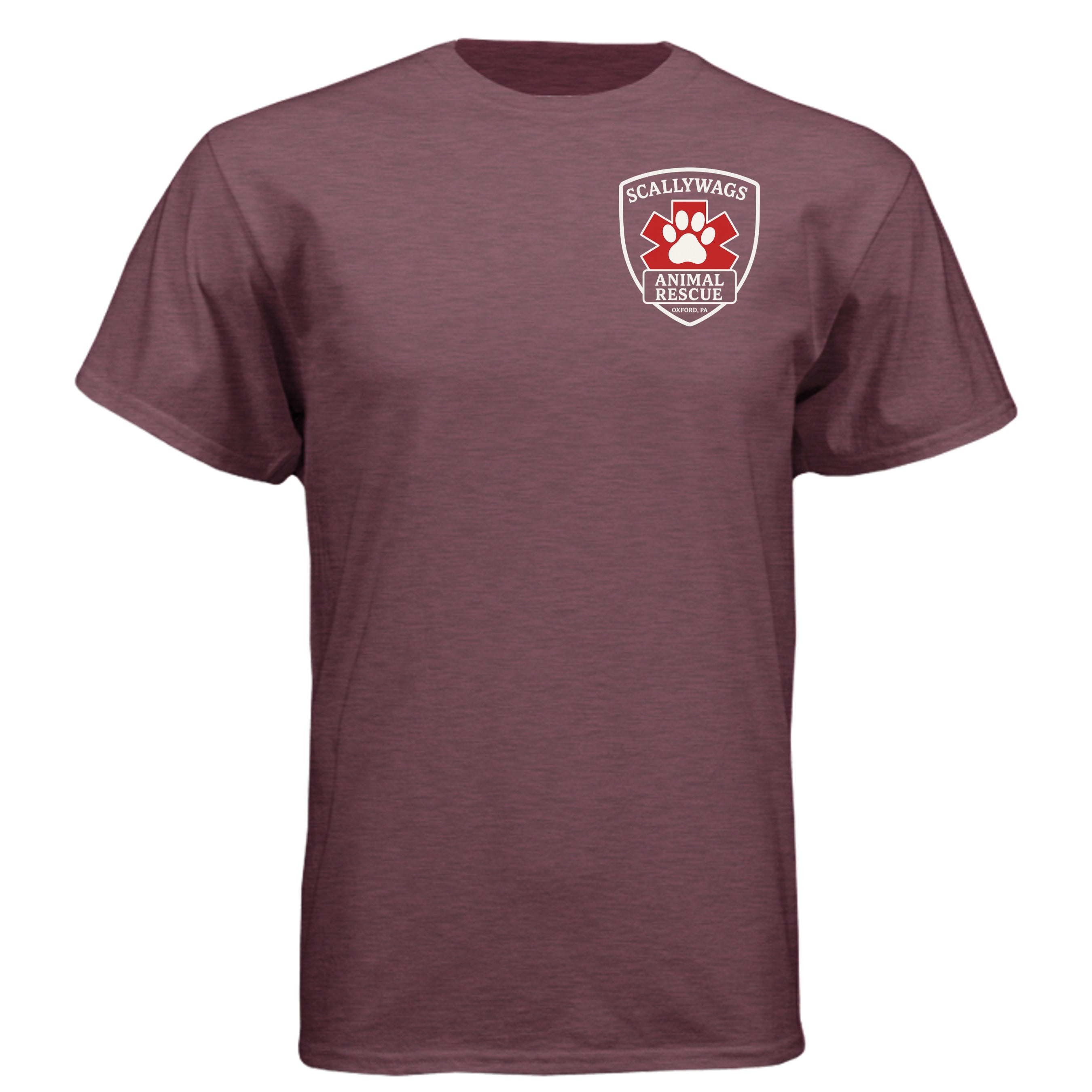 Heather Maroon - N6210 - FRONT